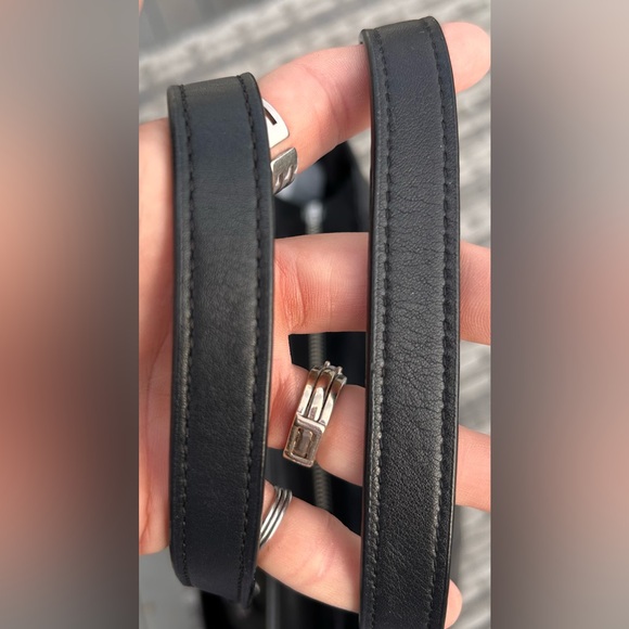 2012 Coach Leather Zip Tote Bag Black Excellent Condition - Picture 10 of 14